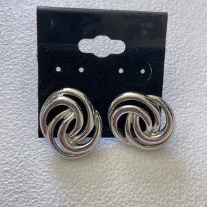 Silver Swirl Earrings